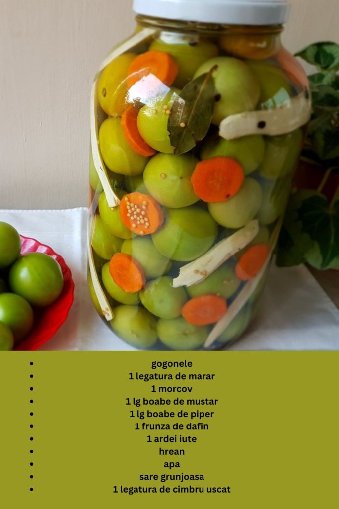 Gogonelele murate in saramura sunt o delicatesă traditionala, cu o combinatie perfect echilibrata de arome si texturi.