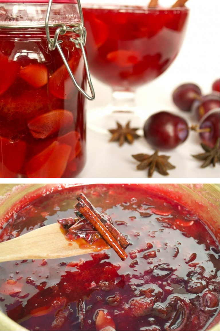 Dulceață de prune cu ghimbir și anason