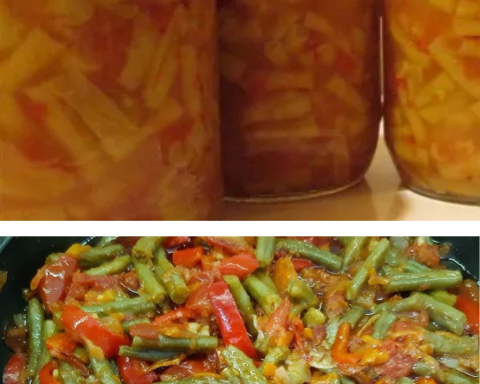 Conserva cu fasole pastai si rosii