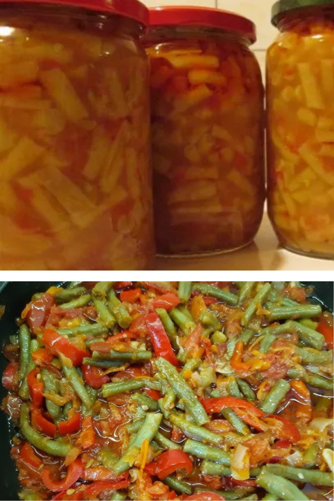 Conserva cu fasole pastai si rosii delicioasa pentru iarna. Puteti manca direct, sau poate fi o garnitura minunata la orice fel de peste sau carne