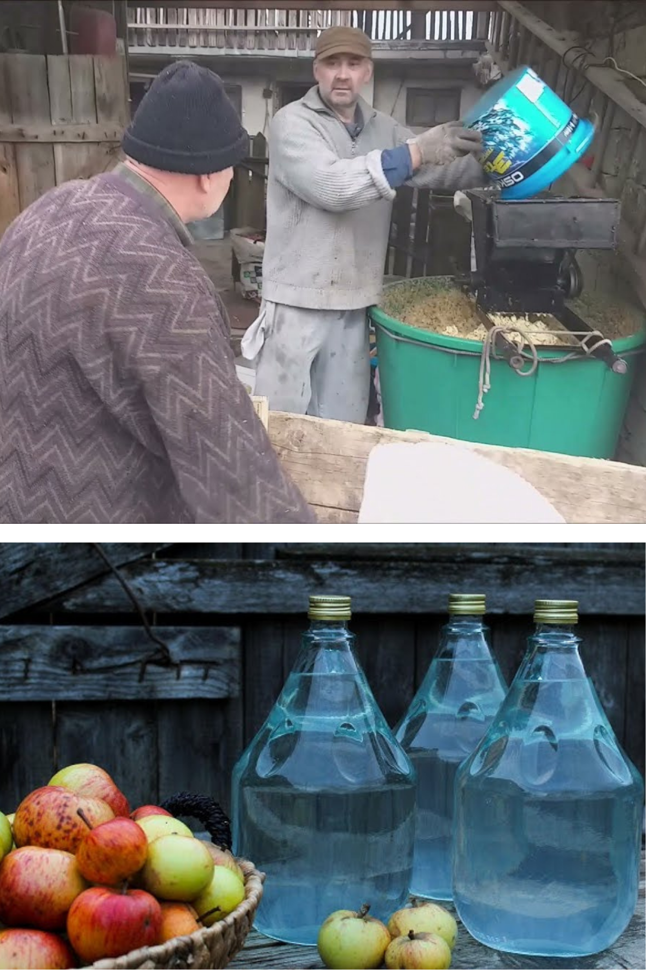 tuica de mere la cazan
