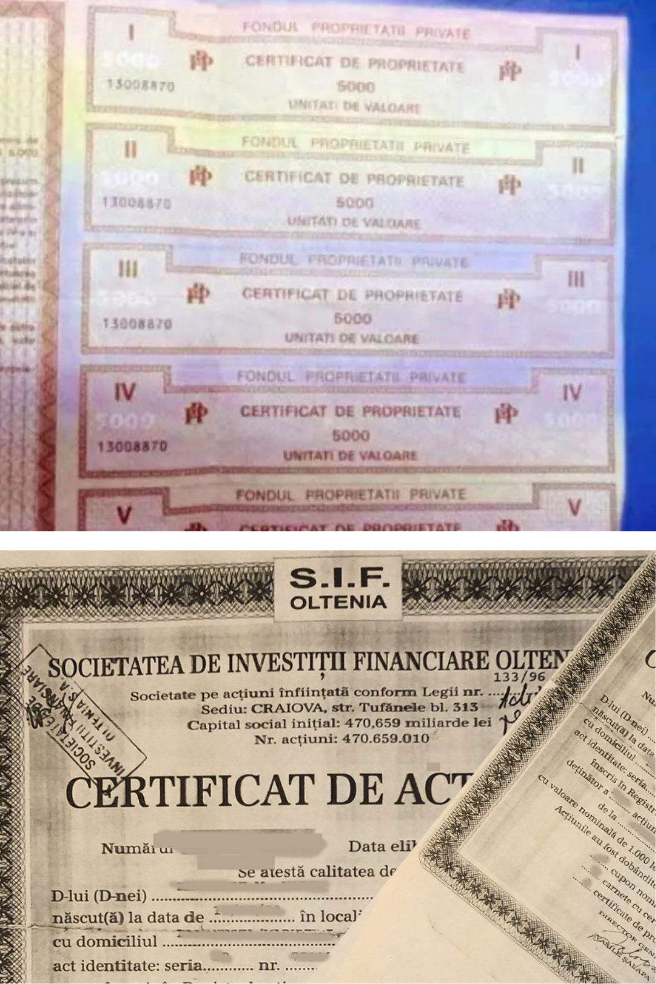 verifici gratuit dacă mai ai acțiuni din „Cuponiadă”