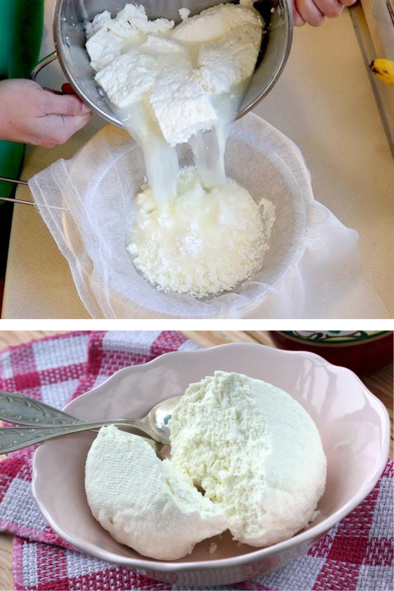 Brânză de casă din trei ingrediente