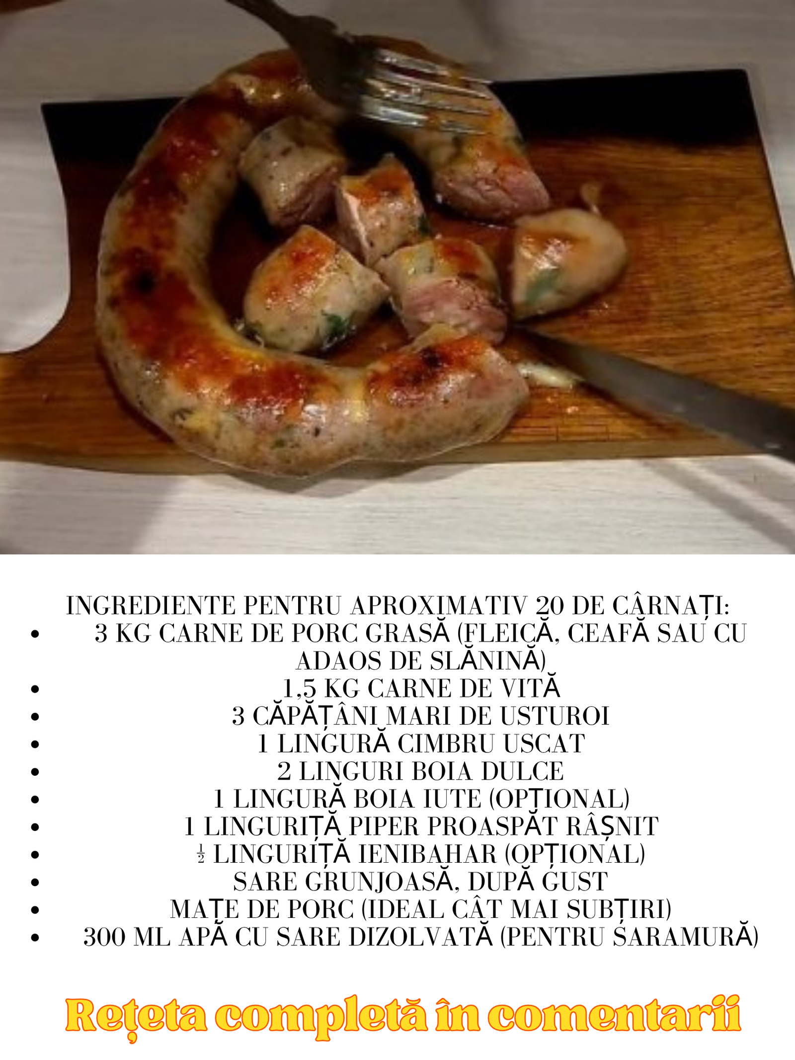 Cârnații de casă