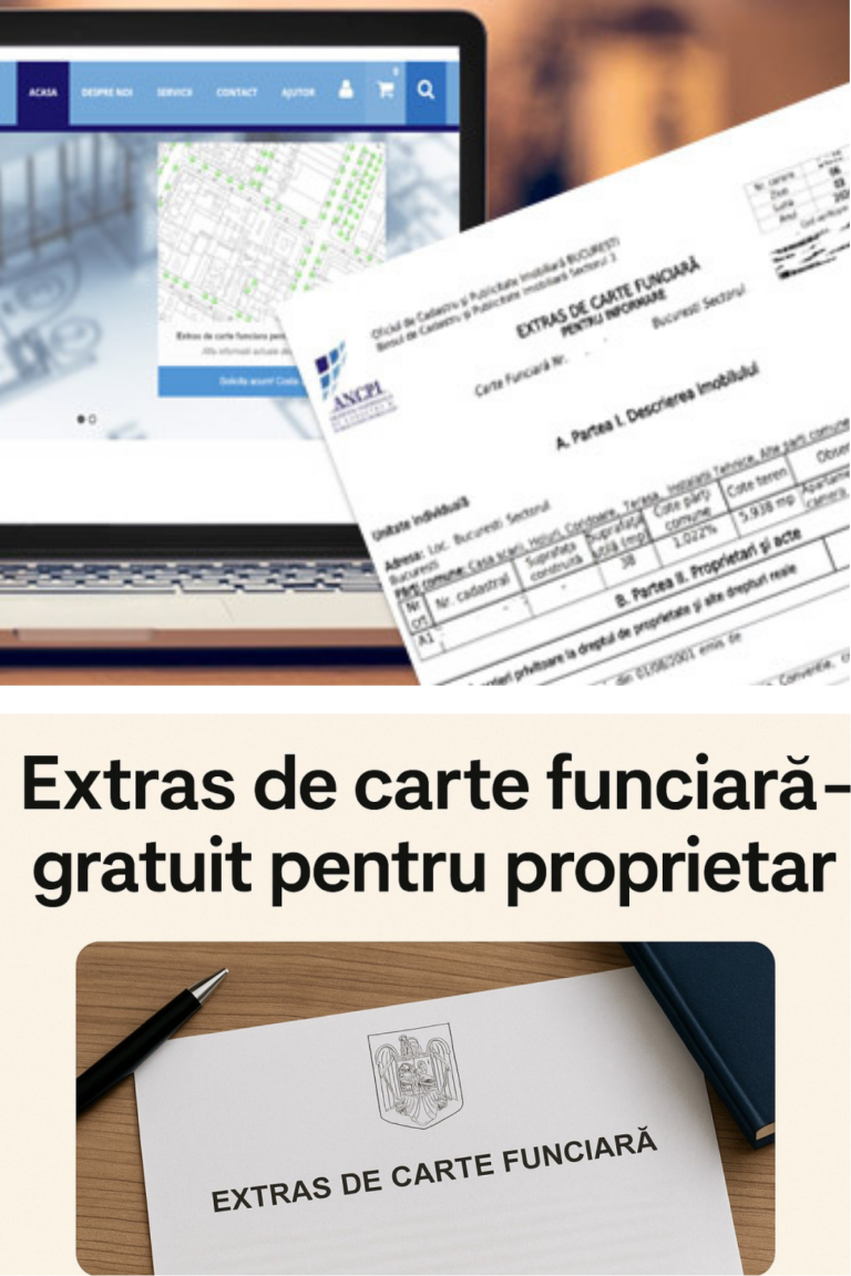 extrasul de carte funciară gratis