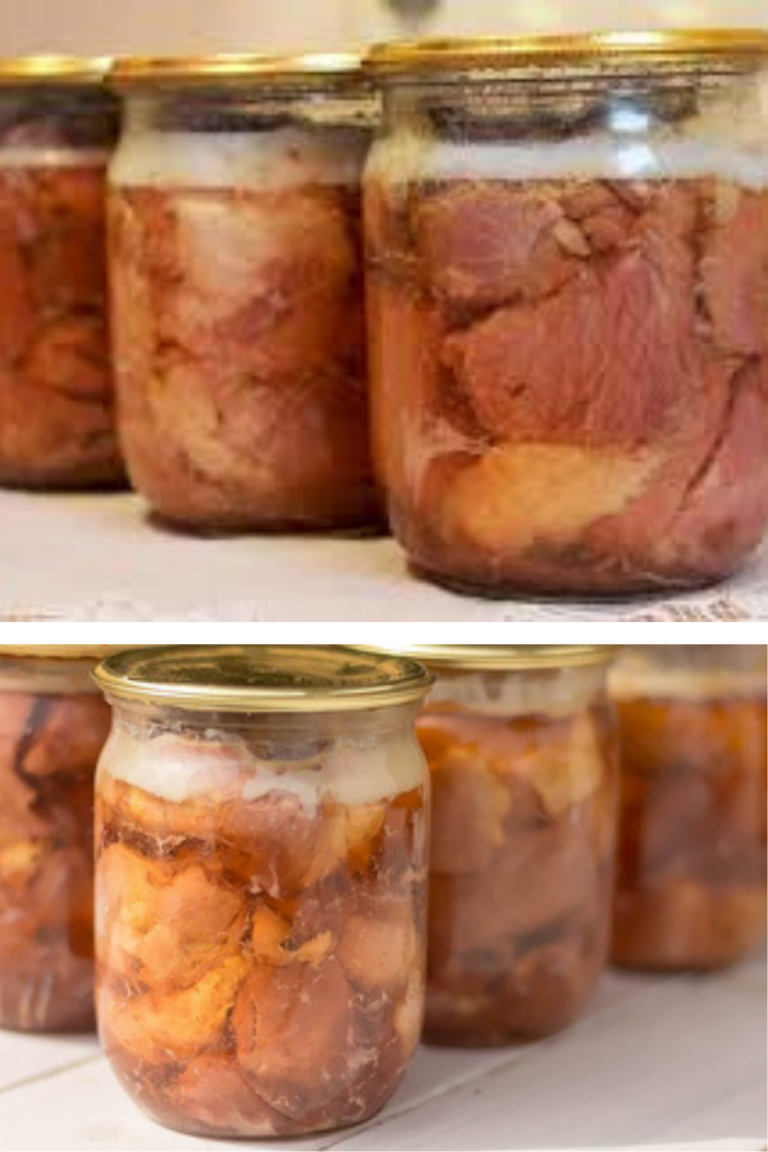 Carne de porc în suc propriu la borcan