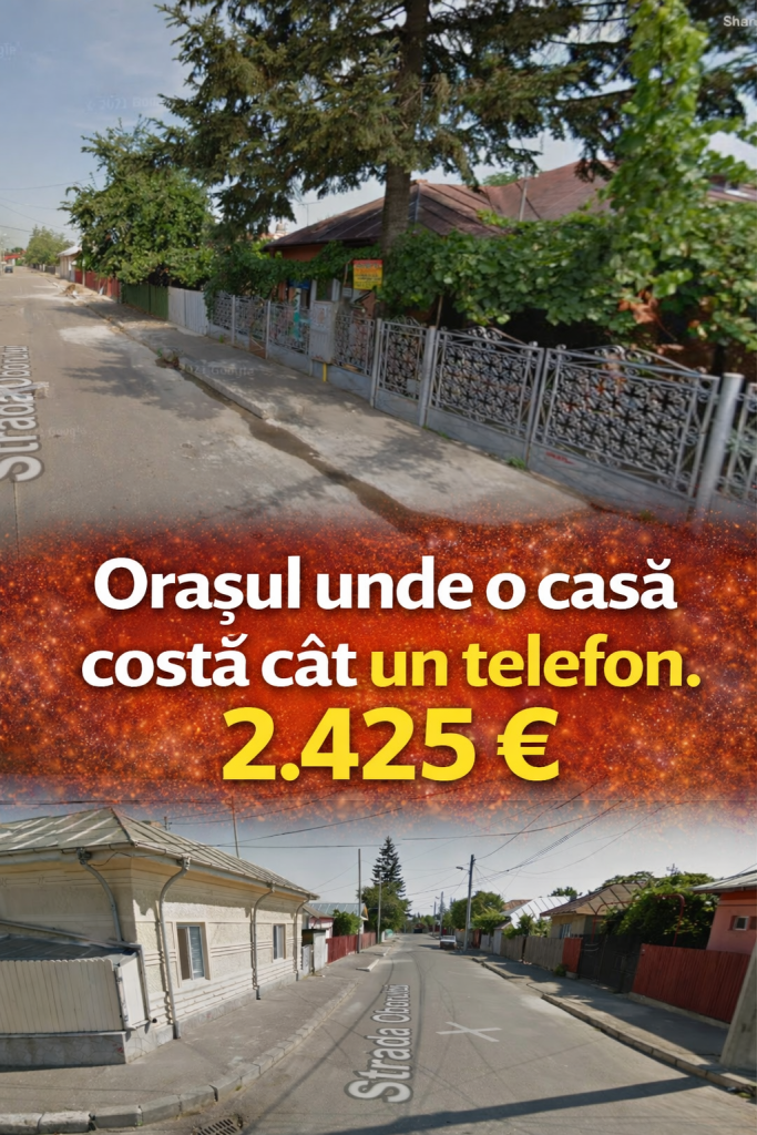 Orașul din România unde o casă costă mai puțin de 3.000 de euro. Vanzatorul mai este dispus sa lase si la pret
