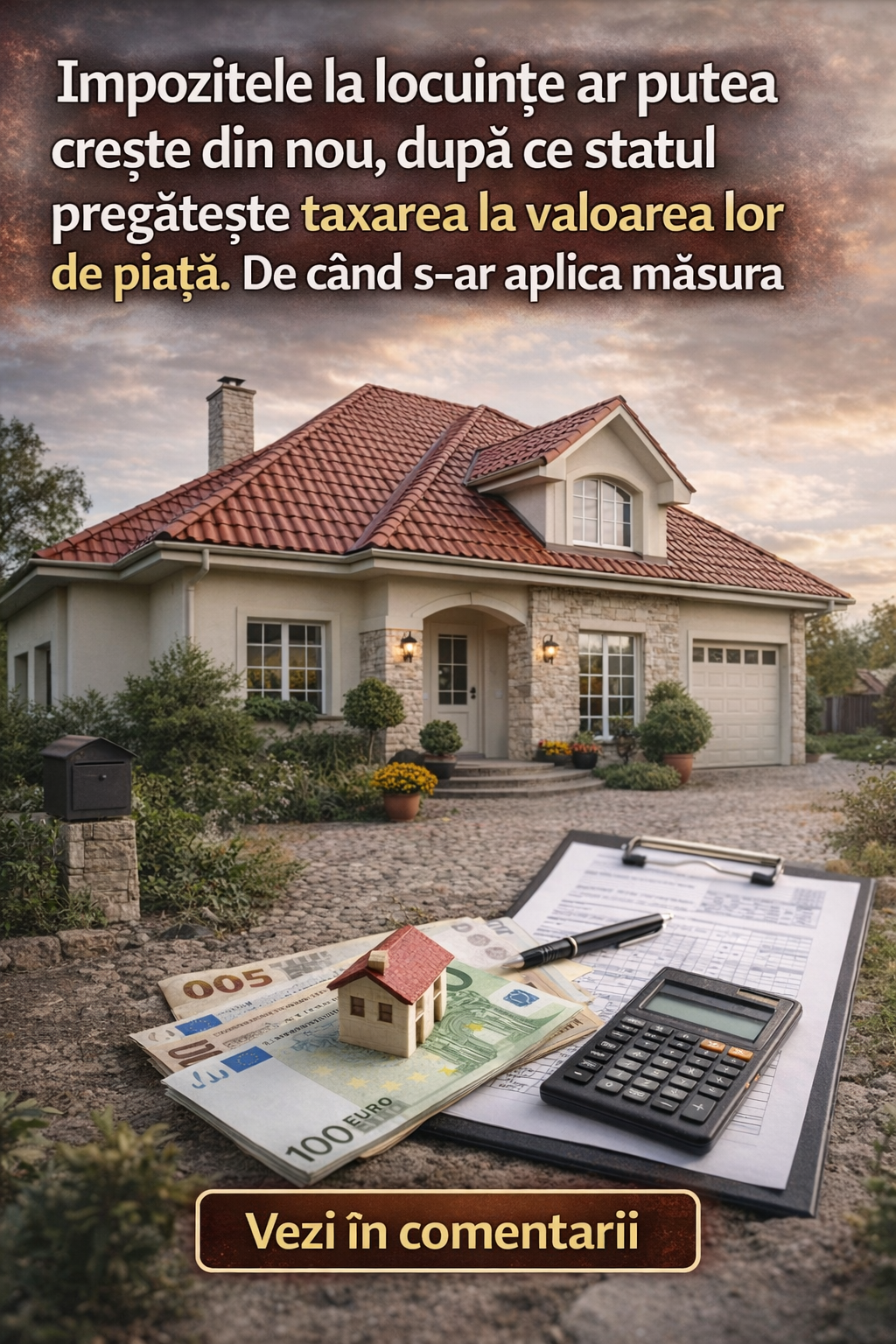 Impozitele la locuinţe ar putea creşte din nou