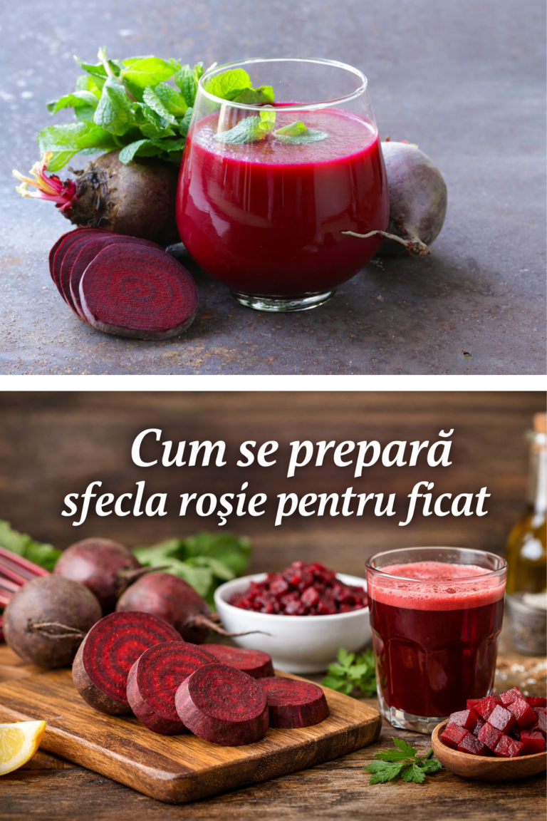 Cum se prepară sfecla roșie pentru ficat