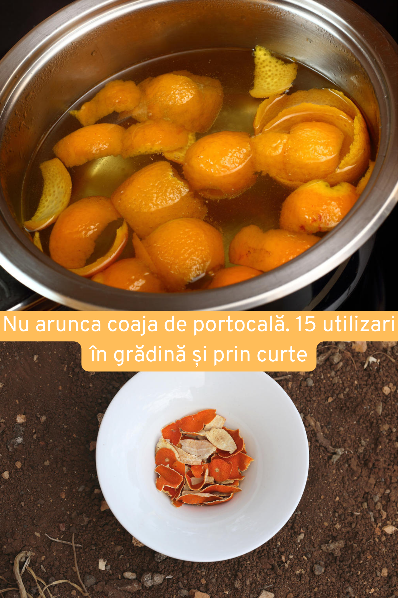 Nu arunca cojile de portocală