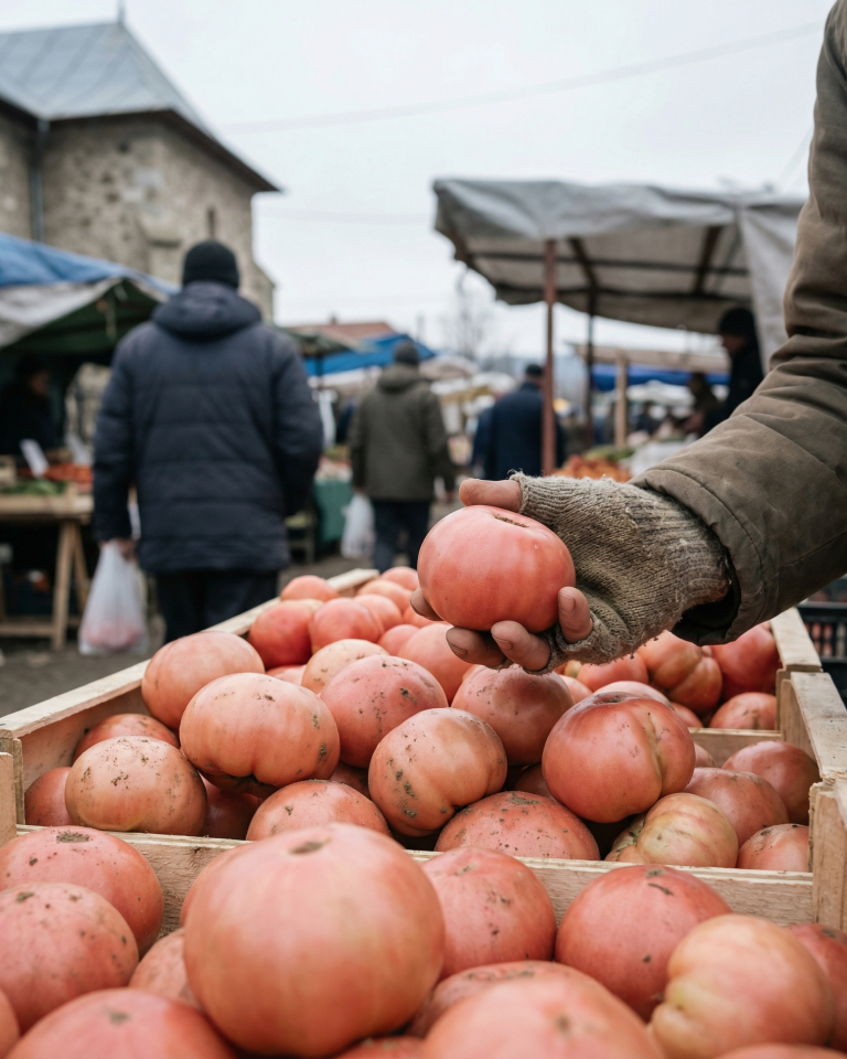 Roșiile românești extratimpurii ajung la 100 de lei kilogramul. „Un lux, sunt precum cireșele”