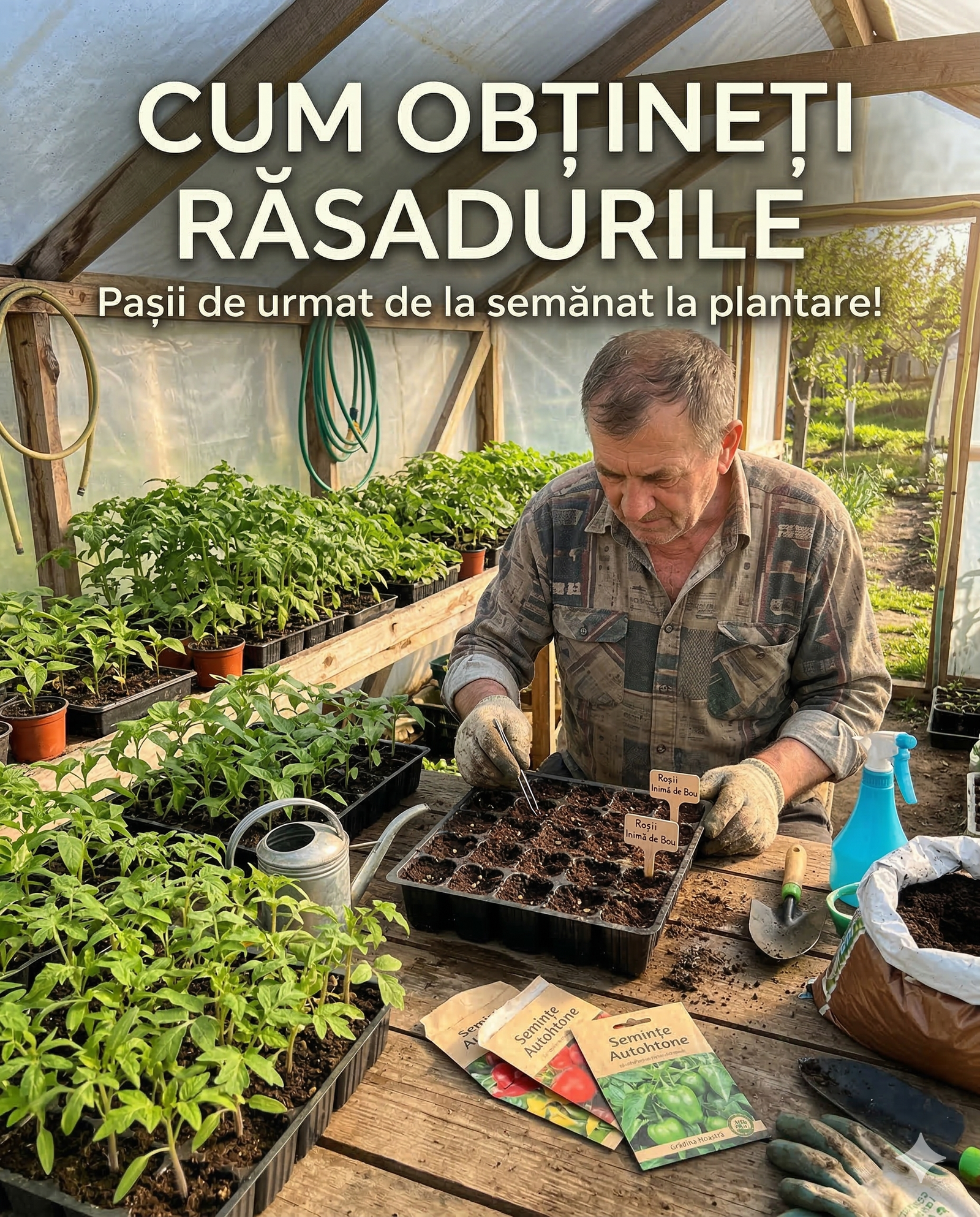 CUM OBȚINEȚI RĂSADURILE