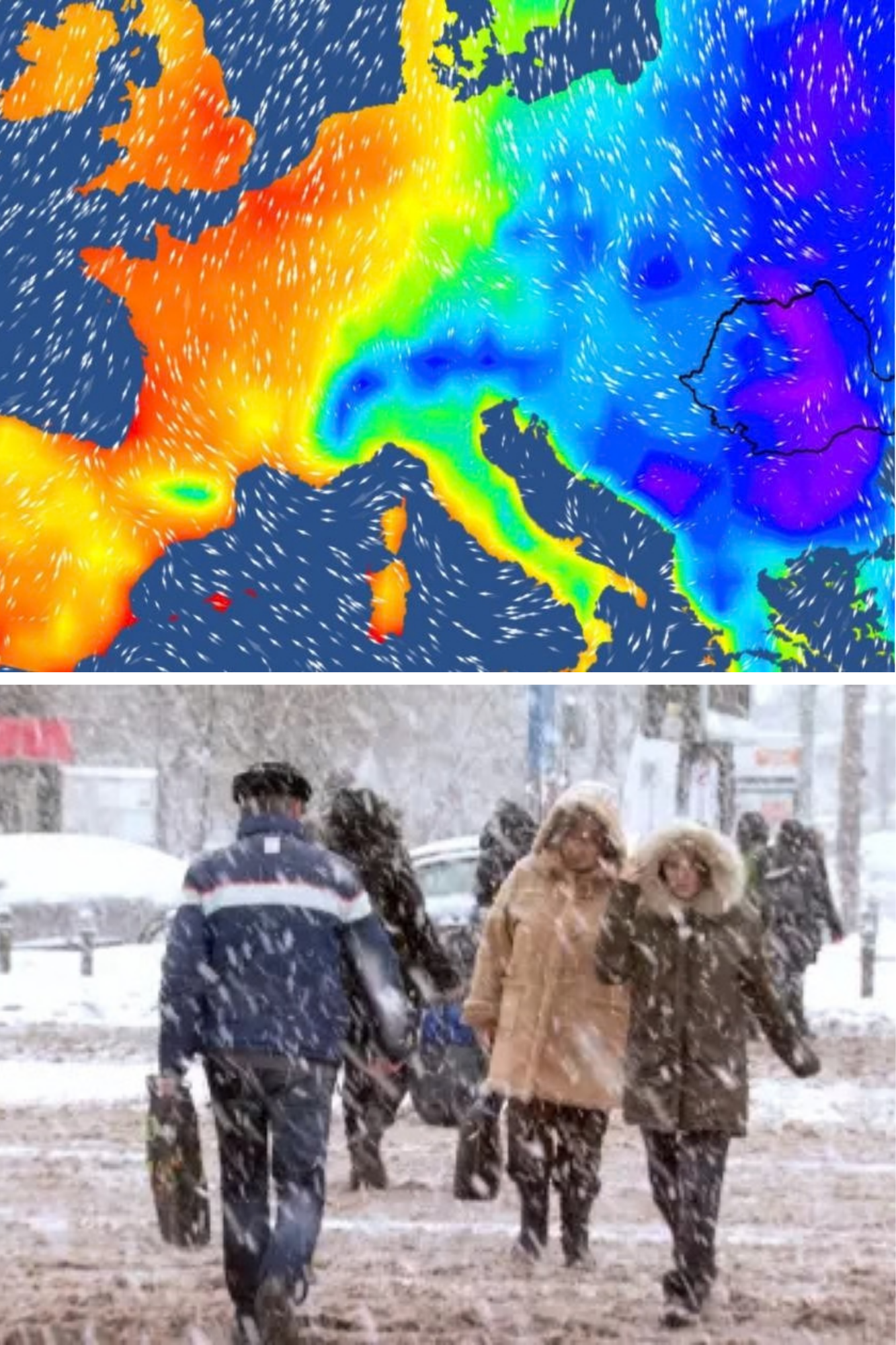 Un vortex polar va lovi România