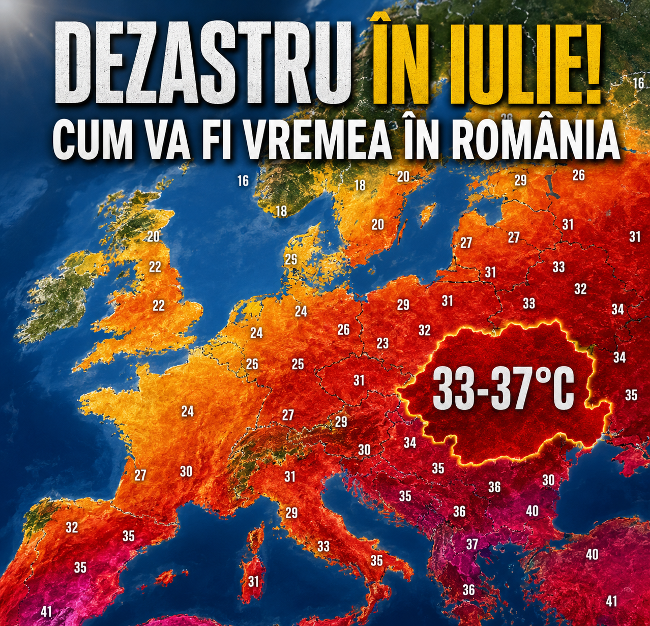Se SCHIMBĂ VREMEA în România
