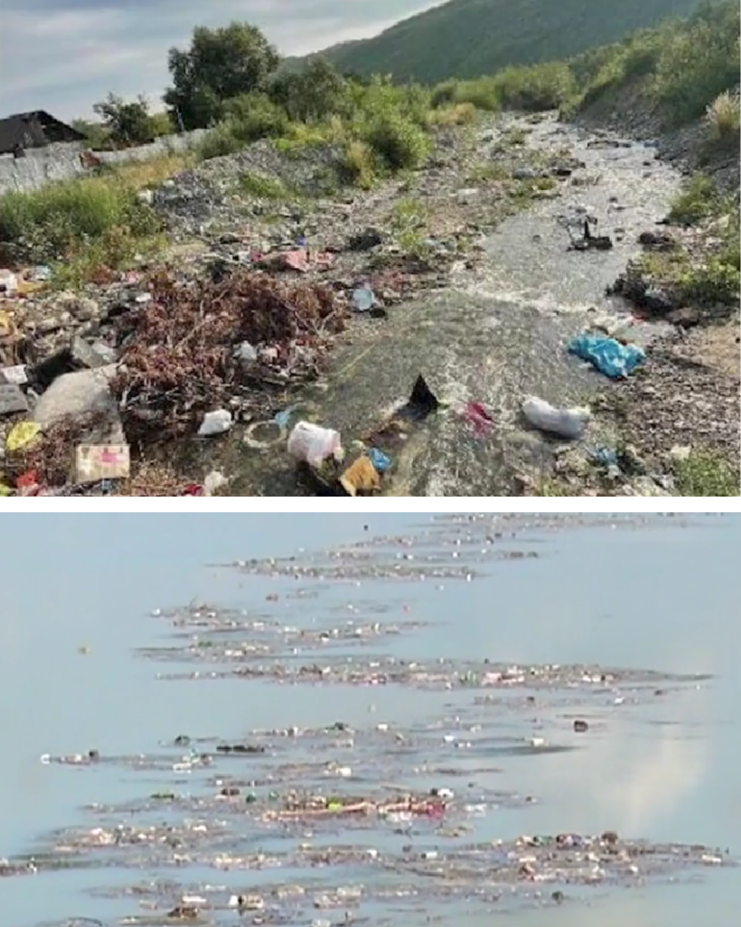 Râu din Brașov transformat în focar de infecție