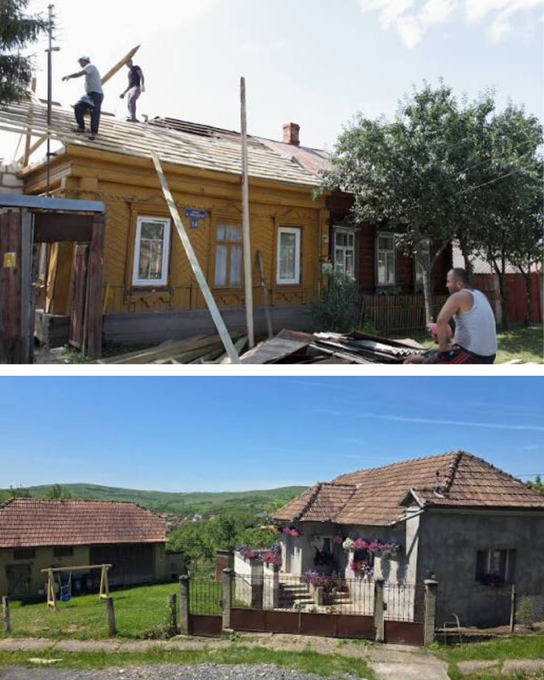 Scandal între vecini din cauza caselor
