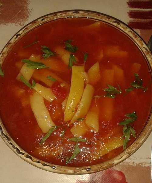 Ciorba de fasole păstăi late