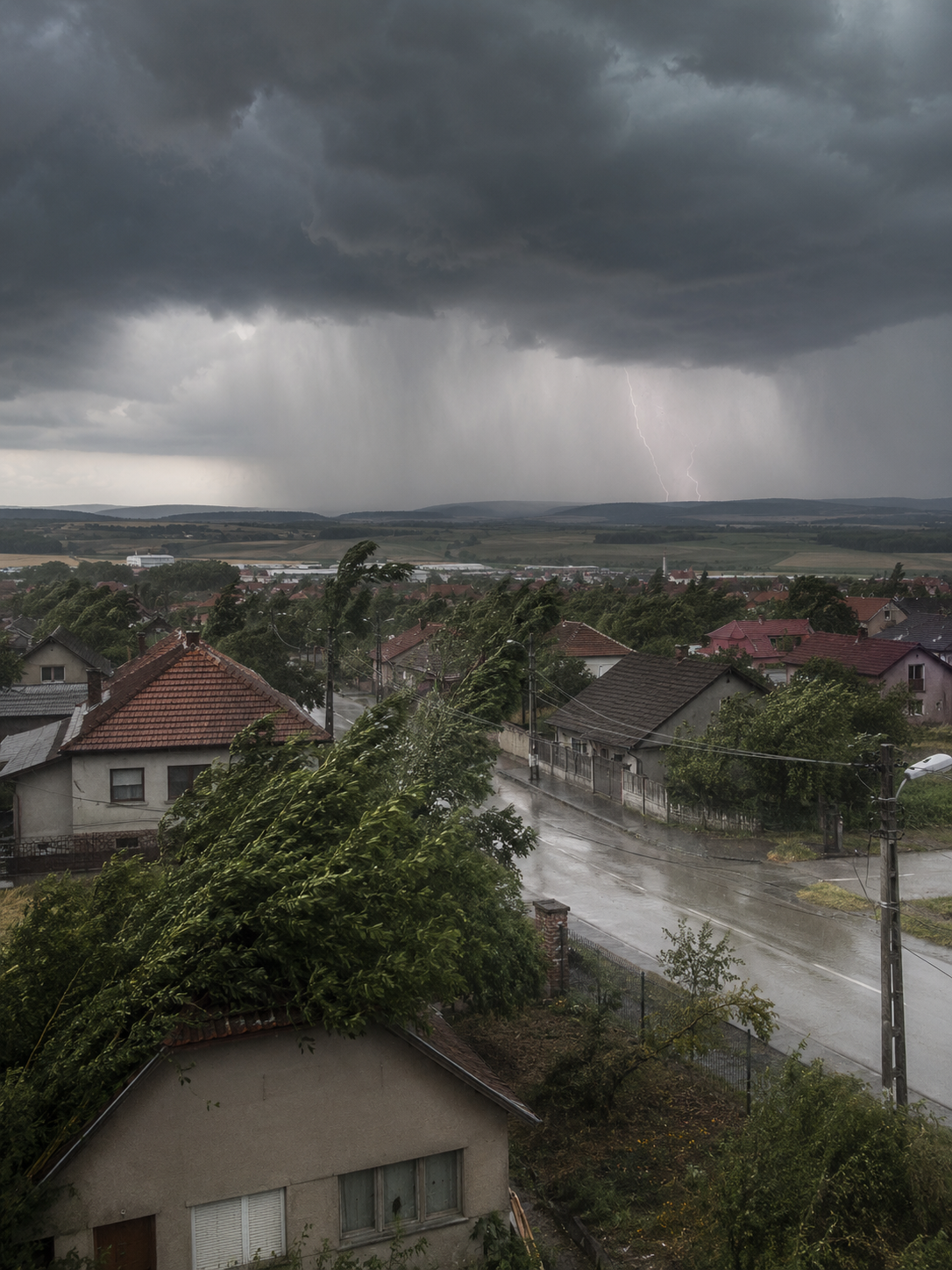 Furtuni puternice lovesc România