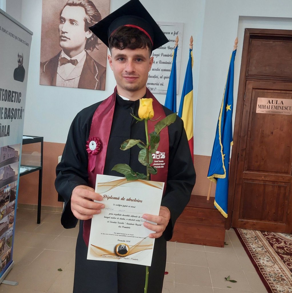 Credea că va ajunge cioban, dar Iosif a luat o notă formidabilă la Bac: „Dumnezeu a avut alt drum”