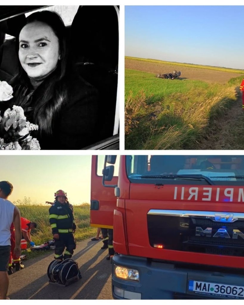 Oana Mocanu, 32 de ani, a murit în accidentul de pe DJ 222, județul Brăila