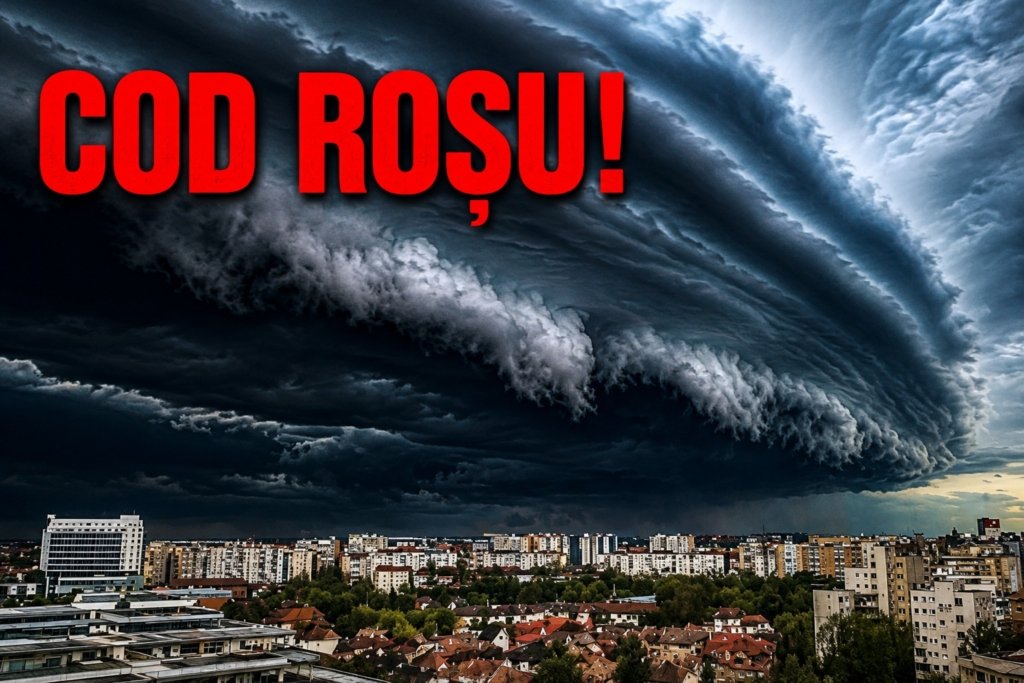 Cod galben de furtuni după caniculă. Temperaturile scad cu 12 grade
