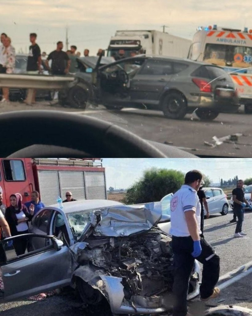 Două accidente la km 95 pe A1, patru răniți. Trafic blocat pe ambele sensuri