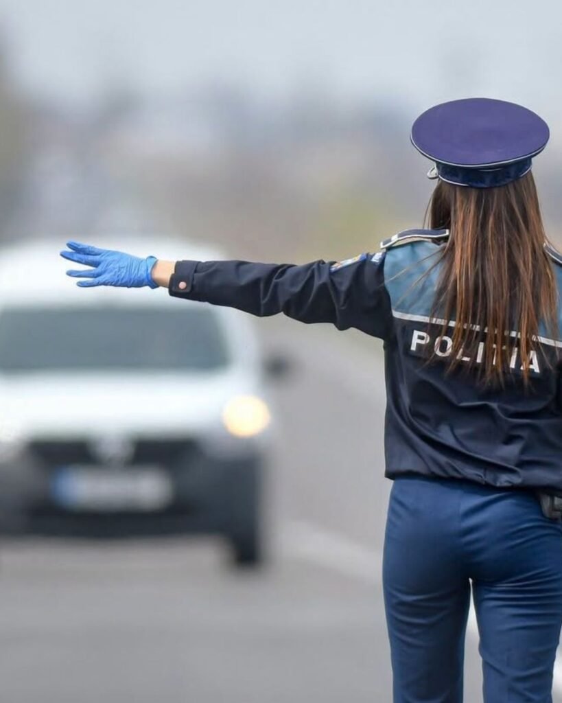 Polițistă din Vâlcea, anchetată după ce a spălat geamuri la etaj fără echipament