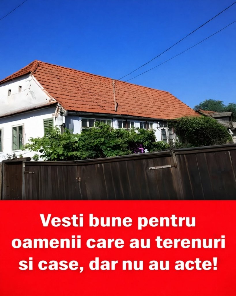Vești bune pentru oamenii care au terenuri și case, dar nu au acte! Acum e gratis: Ce trebuie să faci?