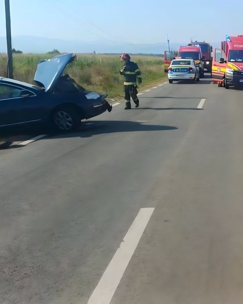 Accident între Șura Mică și Ocna Sibiului. Șase persoane implicate