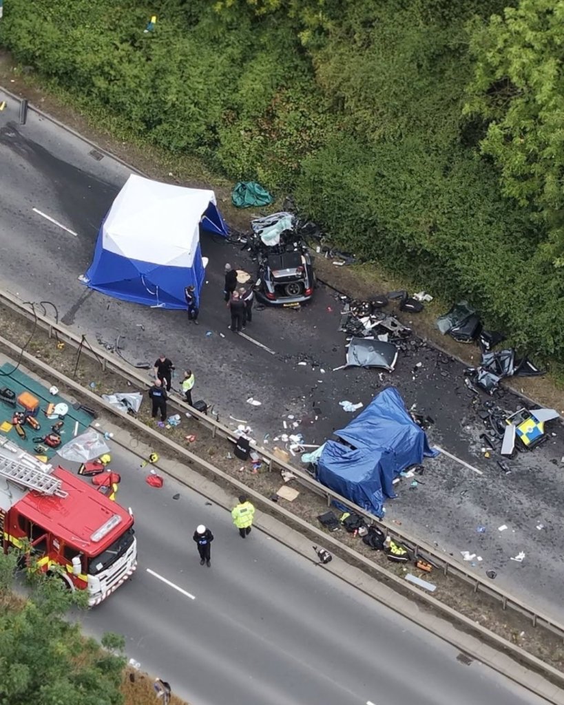 Accident pe A66 în Marea Britanie: șapte morți, doi sunt polițiști