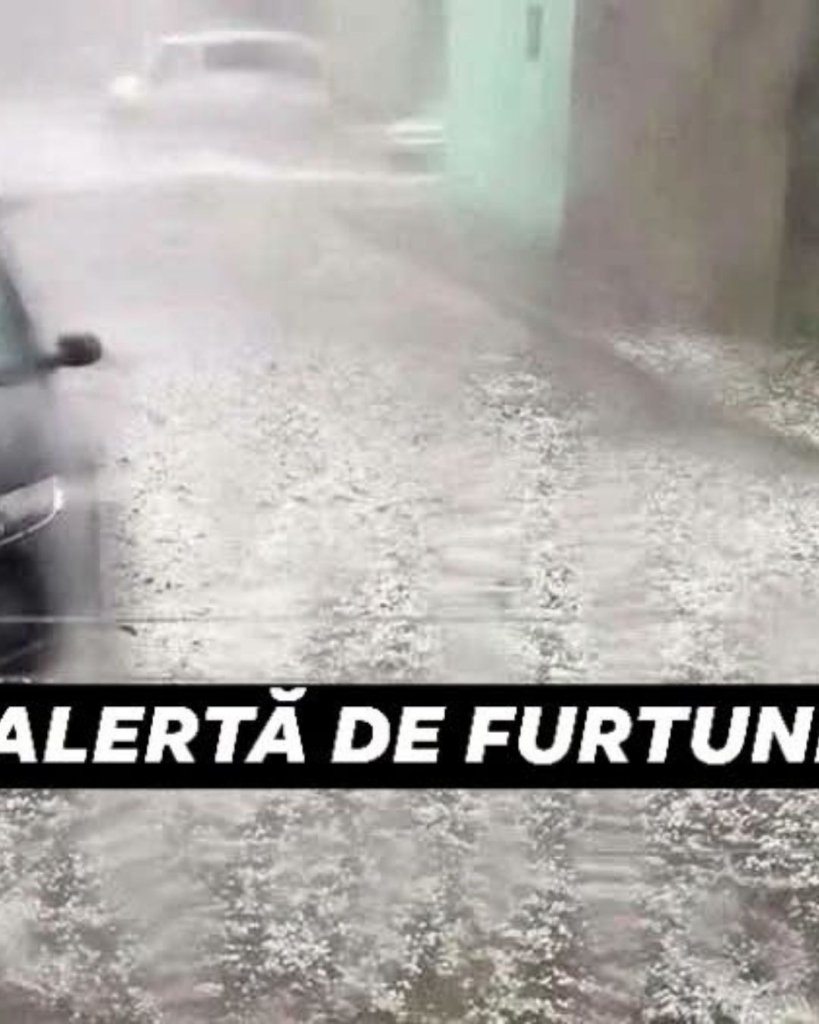 Cod galben de furtuni din 17 august. Răcire de 10 grade în 24 de ore