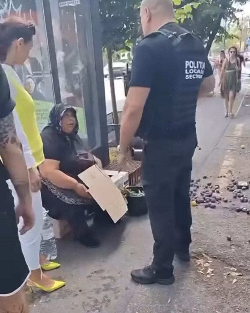 Polițist local din Sectorul 1, anchetat după ce a aruncat marfa unei bătrâne pe jos
