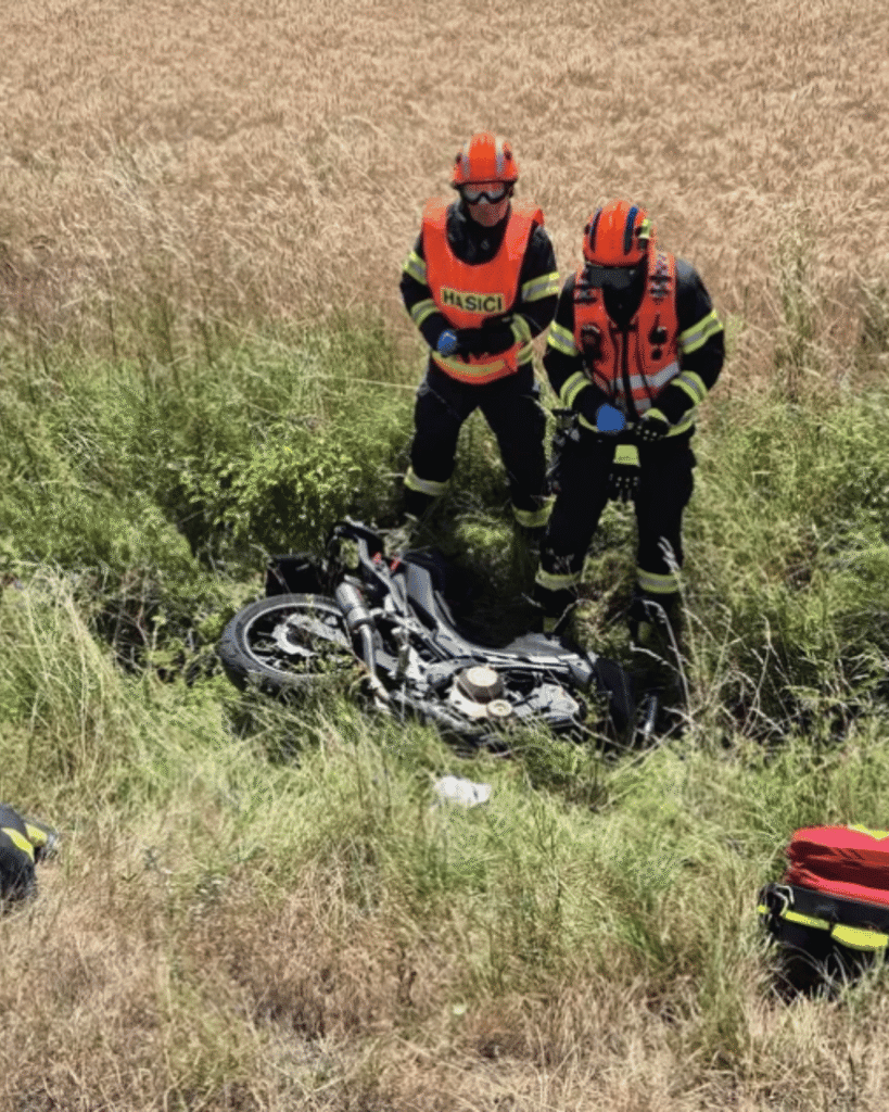 Bărbat de 56 de ani decedat pe motocicletă fără a deține permisul necesar