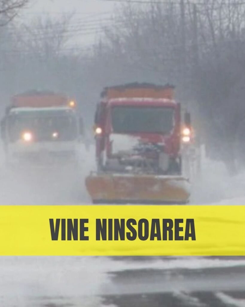 Valul de aer polar lovește România. Temperaturile cad 15 grade și ninge la munte