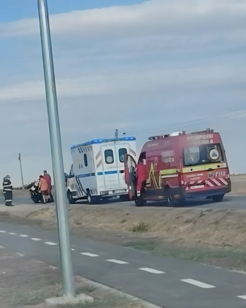 Accident pe DC 77 în Bihor. O persoană, dusă la spital