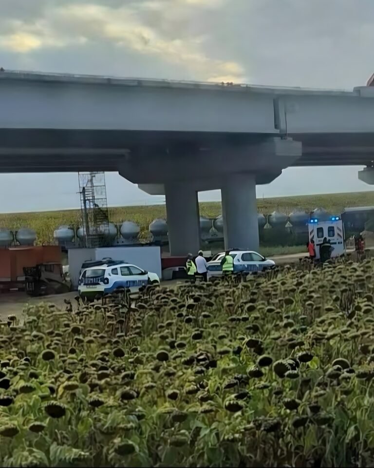 Muncitor mort pe șantierul A7, după o cădere de 10 metri