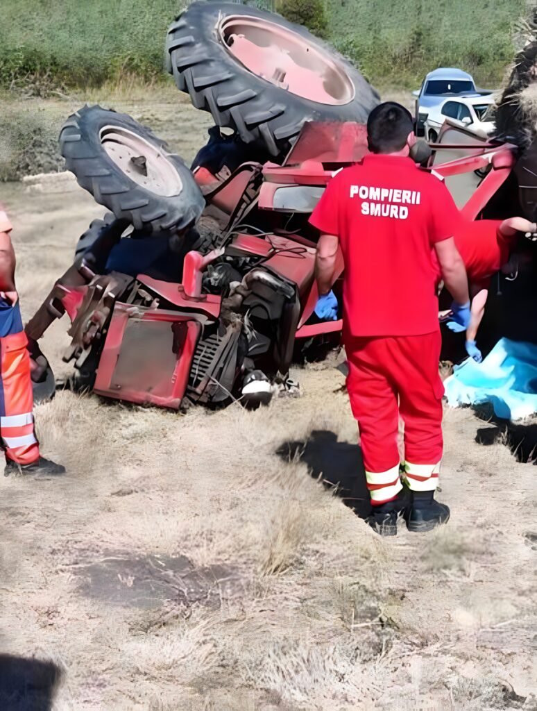Tragedie în Hunedoara! Primarul comunei Băița a murit după ce un tractor s-a răsturnat peste el