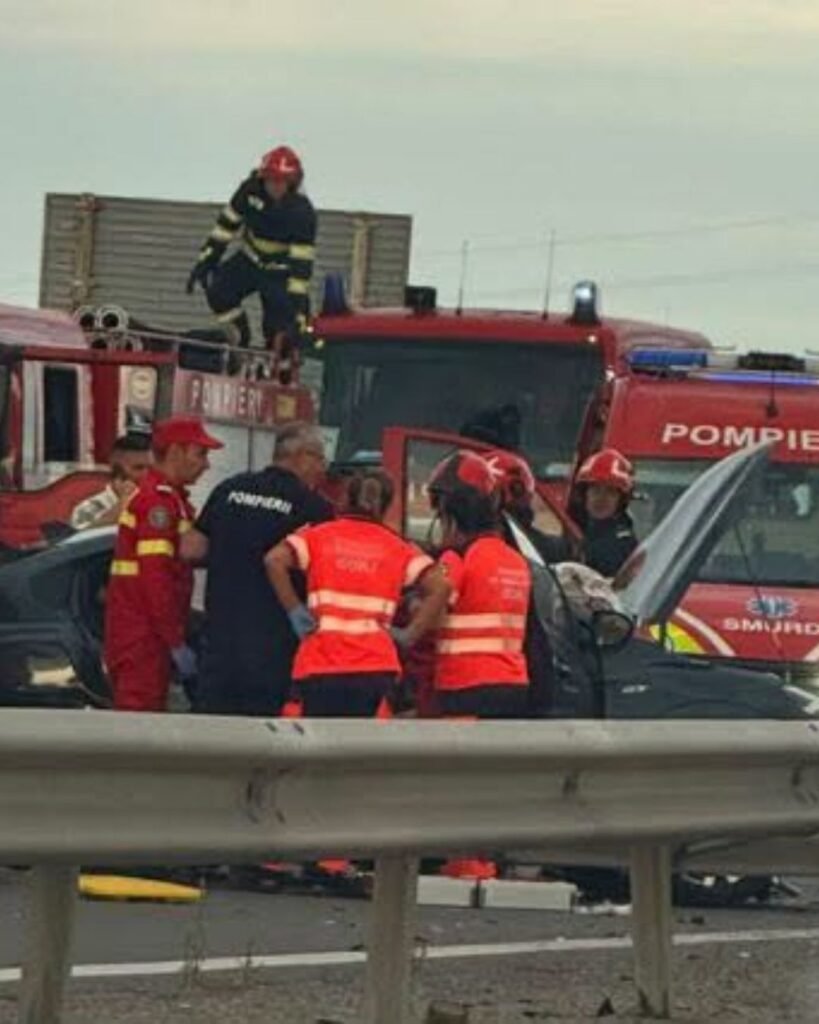 Două accidente la kilometrul 95 pe A1 București-Pitești. Patru persoane rănite