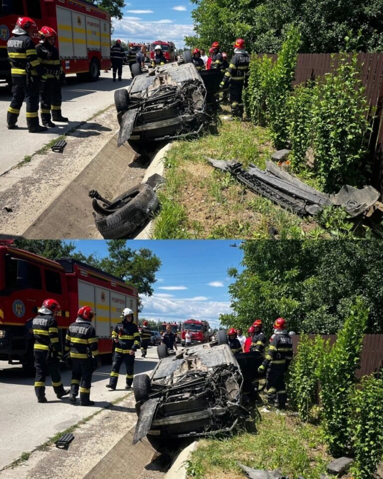 Accident grav pe DN6, în Mehedinți. Cinci persoane au fost rănite, două sunt inconștiente. Traficul este blocat