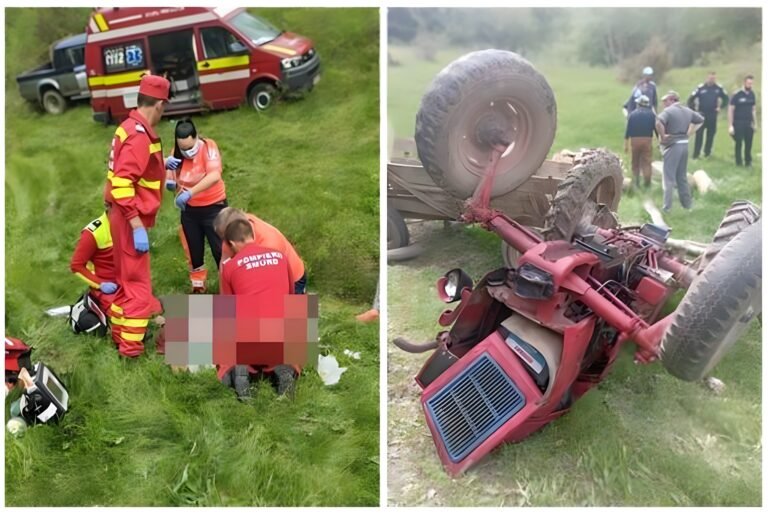 Damian Diniș, primarul din Băița, mort după ce tractorul s-a răsturnat peste el