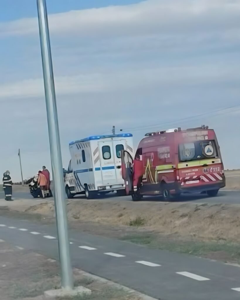 Accident pe DC 77, în Bihor. O persoană dusă la spital